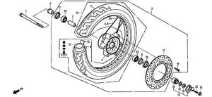 Rondelle d'entraineur de compteur  DAELIM 125 DAYSTAR Carbu