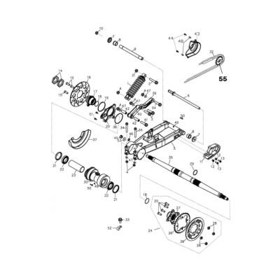 Bras oscillant quad ADLY 320S