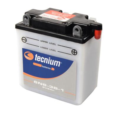 Batterie TECNIUM conventionnelle SANS pack acide - 6N6-3B-1