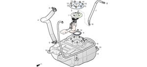 Réservoir d'essence DAELIM S3