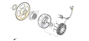 Stator et roue libre DAELIM TOURING S3