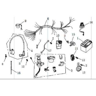 Pièces électriques ORCAL KITE 4T