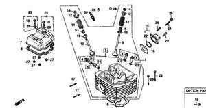 Culasse et bougie DAELIM VT