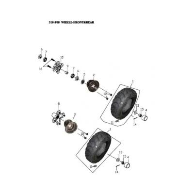 Joint spi de roue quad ADLY 50 RSLC