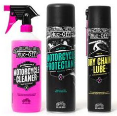 Kit entretien MUC-OFF Motorcycle Clean Protect & Lube Kit