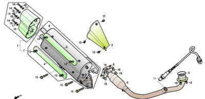 Silencieux 125 S3 TOURING EURO4 