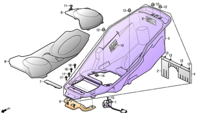 Coffre 125 S3 TOURING EURO4