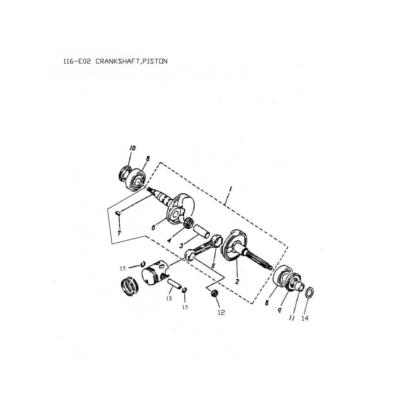 Vilebrequin Adly 50 RS AIR