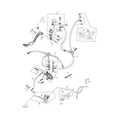 Frein AV ou AR  ADLY 500S