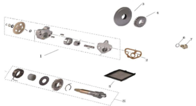 Pompe à huile 125 ORCAL SPRINT EURO4