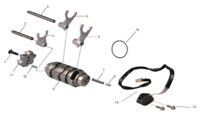 Fourchettes 125 SPRINT EURO4 