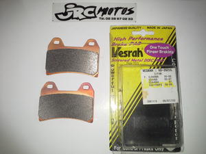 Plaquettes VESRAH VD262JL APRILIA BMW YAMAHA