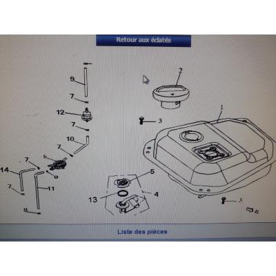 Réservoir d'essence ORCAL KITE 4T