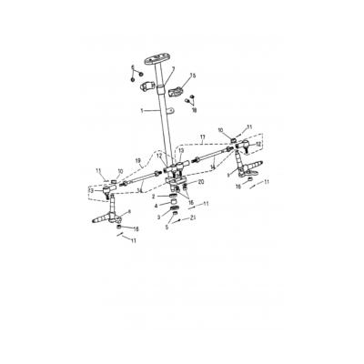 Colonne de direction ADLY FOX ROCKY 50