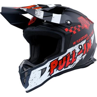 Casque PULL IN TRASH BLACK RED XS