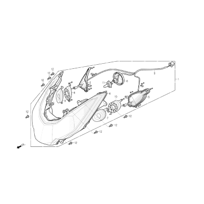 Phare Avant Daelim S3 