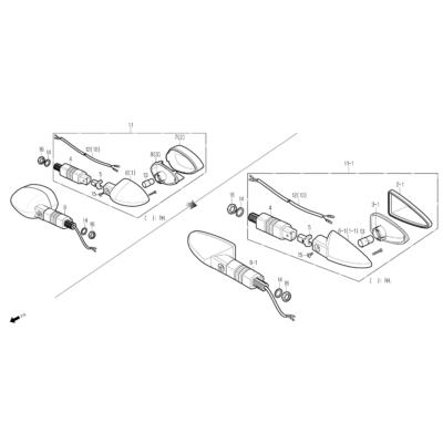 Clignotatant AV Daelim Roadsport
