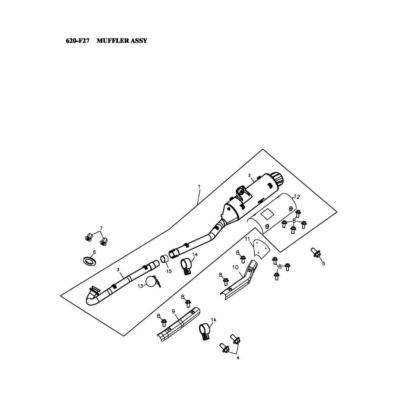 Joint d' Echappement 600 XCE ADLY