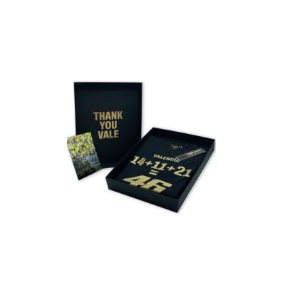 BOX COFFRET TEE-SHIRT VALENTINO ROSSI  VALENCIA 2011 + CARTE SIGNÉE VR - TAILLE LG (UNIQUEMENT)