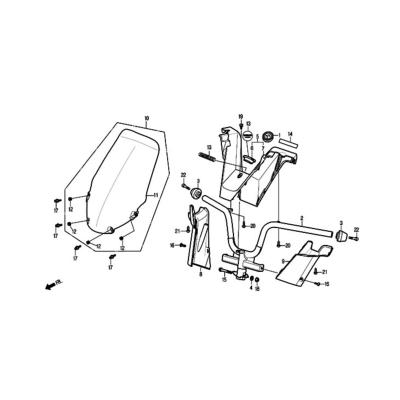 Cache guidon complet   DAELIM S2 Injection