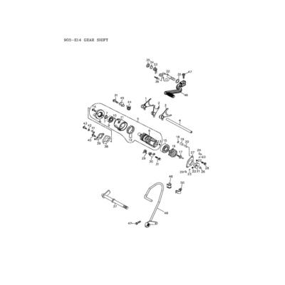 Gear shift 400 XS Adly 2013-2016