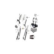 Lot de 4 CACHES VIS DE PONTET  CHROME MASH 