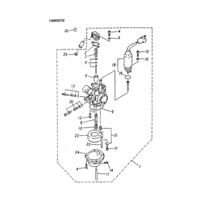 Carburateur ADLY 50 RSLC