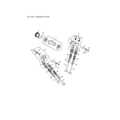 Arbre à cames ADLY 400 XS 