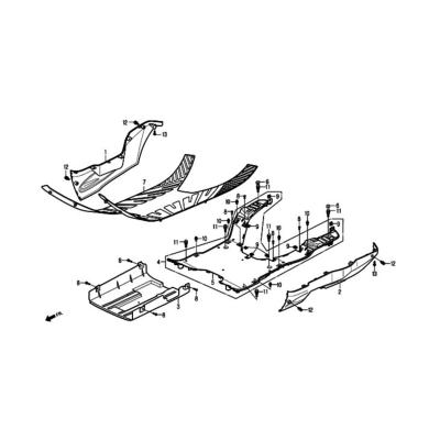 Bas de caisse DAELIM S2 Injection