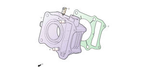 Cylindre DAELIM TOURING S3