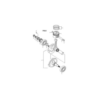 Vilebrequin MASH 125 (70/75)