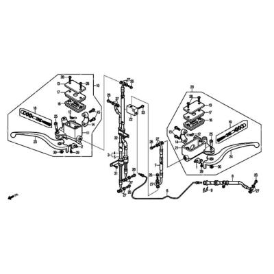 Maître cylindre de frein DAELIM S2 Injection