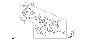 Etrier de frein AV DAELIM Daystar