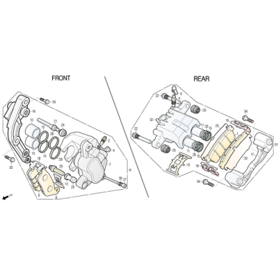 Freinage DAELIM XQ1 125D