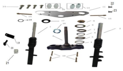 Bras de fourche 125 SPRINT EURO4