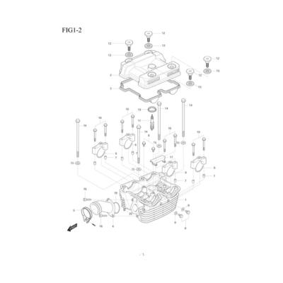 Culasse AR 125 GT 2003-2006