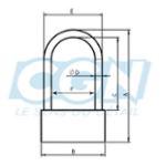ANTIVOL U RANGERS 84X235 - DIAM 22MM - CLASSE SRA