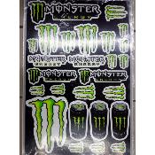 Plaquette stickers Monster Energy 