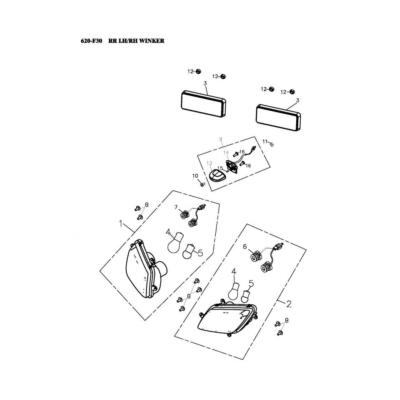 Feu AR quad ADLY 600