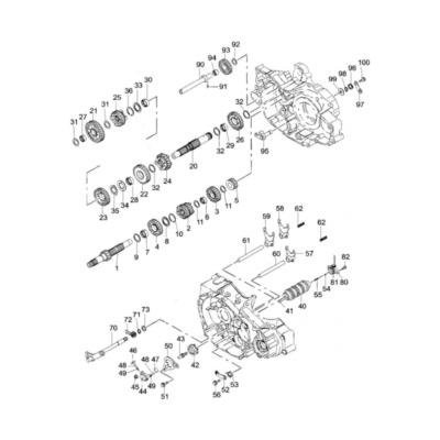 Carter ou pignon ADLY 500S