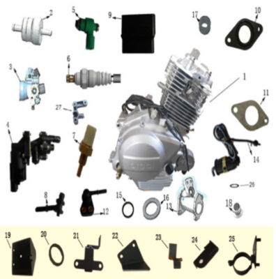 Moteur 125 SIRIO EURO4