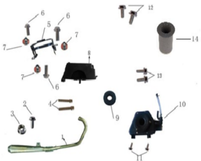 Echappement 125 SIRIO EURO4