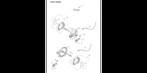  Mâchoires de frein AV  ROCKY 100