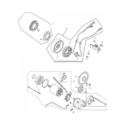 Stator démarreur ADLY 320S