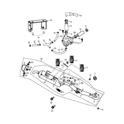 Pot d'écchappement ADLY 320S